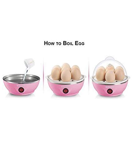 Egg Boiler Electric Automatic Off 7 Egg Poacher For Steaming, Cooking, Boiling And Frying