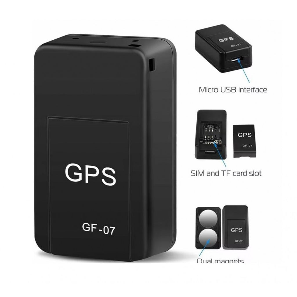 GF-07 Mini GPS Tracker, Ultra Mini GPS Long Standby Magnetic SOS Tracking Device