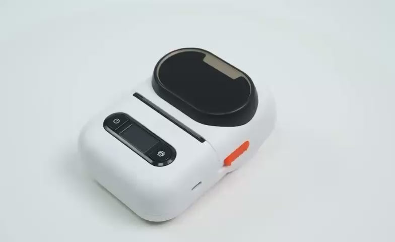Portable BT Label Maker Thermal Label Printer with Rechargeable Battery