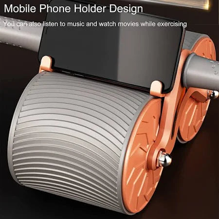 Automatic Rebound Ab Roller Wheel With Elbow Support And Timer, Premium Abs Roller For Men And Women, Gift For Good Health